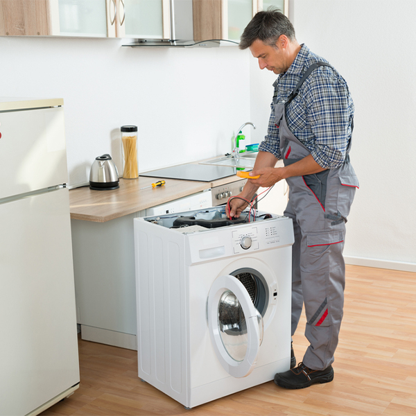 can you walk me through the steps of troubleshooting my washer issue in Conesville